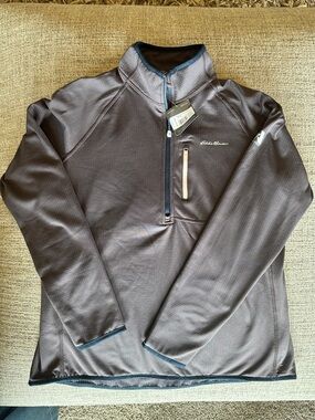 Eddie Bauer Women’s Lightweight Half-Zip Pullover - Charcoal